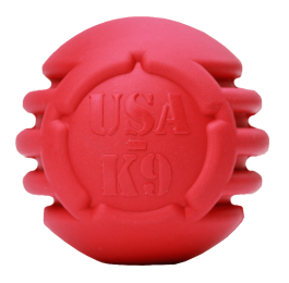 USA-K9 Stars and Stripes Ultra-Durable Rubber Chew Ball