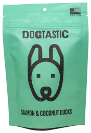 DT Dogtastic Salmon & Coconut Ducks Dog Treats