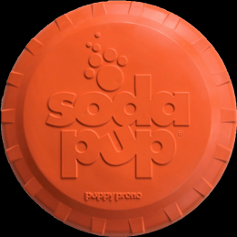 SP Bottle Top Flyer Durable Rubber Retrieving Frisbee (size: Large (9.75" diameter))