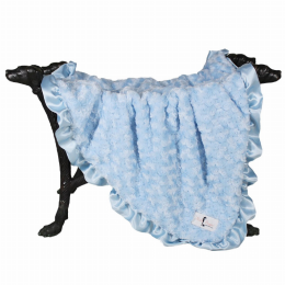 Ruffle Baby Dog Blanket (size: large)