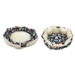 Reversible Round Pet Bed (size: small)