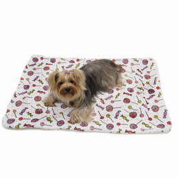 Ultra Soft Minky/Plush Blanket (Color: White)