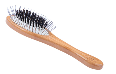 Bass Brushes- The Hybrid Groomer (Color: Dark Bamboo)