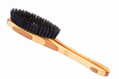 Bass Brushes- Shine & Condition Pet Brush (Color: Striped Bamboo1)