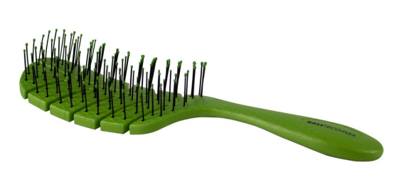 Bass Brushes- The BIO-FLEX  Detangling Pet Brush Leaf Shape (pack_case_count: 1)