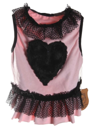 Fur Heart Dress (size: XS)