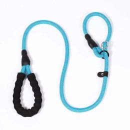 Reflective P Chain Pet Leash (Color: Blue 1.4M)