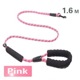 Wholesale large dog leash (Color: 1.6m  Pink)