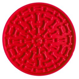 Wholesale Silicone Pet Dog Feeding Pad (Color: Red)