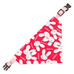 Adjustable Dog Bib Collar (Color: Pattern J)