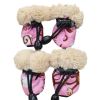 Wholesale 4 Piece Set Pet Winter Rain Boots Soft Sole Dog Shoes