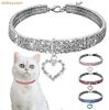 Cat Crystal Necklace Collar